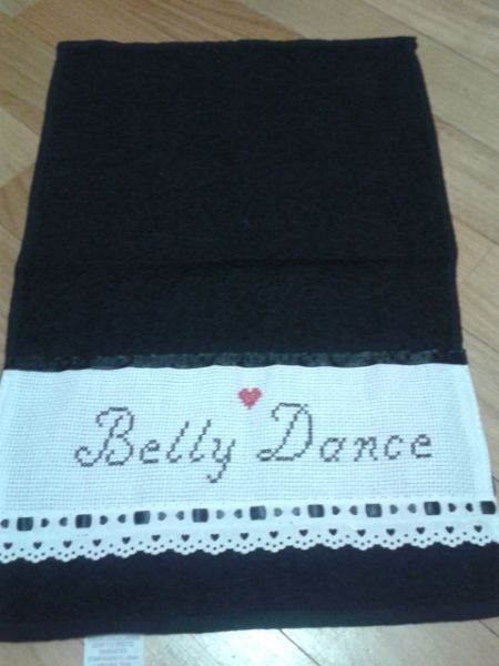 038 - Toalha Preta Bellydance