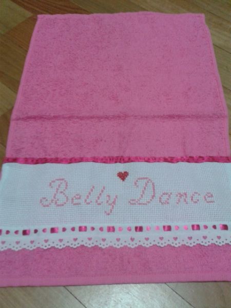 040 - Toalha rosa Bellydance